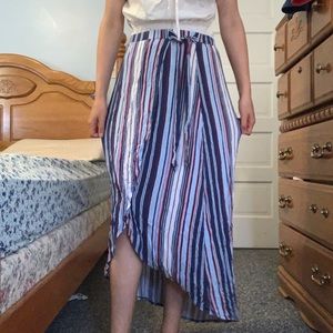 Red white and blue skirt!